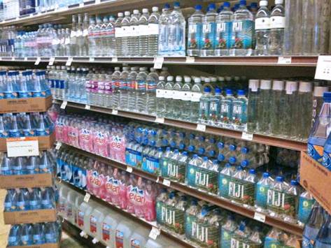 How much energy did it take to produce and ship all these bottles?  Photo by Ken Shelton is licensed under CC BY